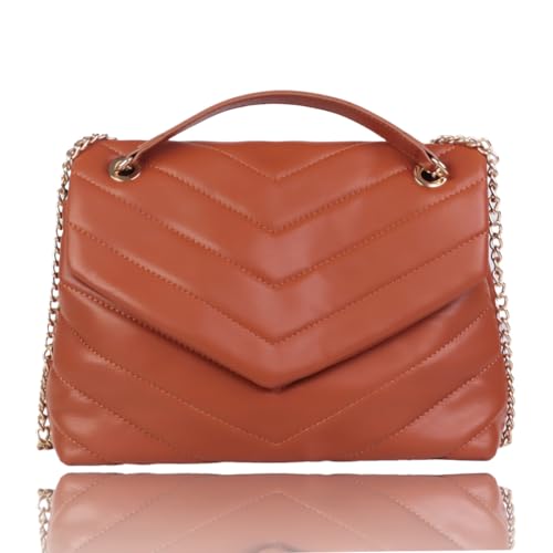 Crossbody Bags for Women, Commuter Soft Handbags and purses for Office, Trendy Shoulder bags with Flap