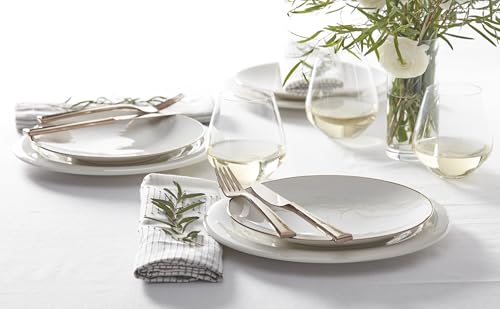 Image of LENOX 884655 White Trianna Salad Plate, 0.95 LB
