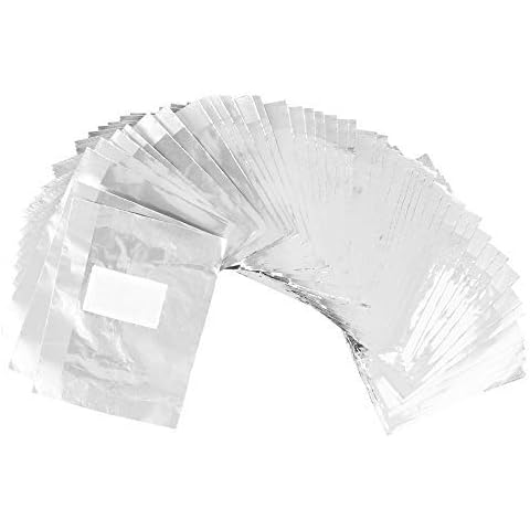 Anemoner 500PCS Nail Foil Wraps Remover, Gel Polish Remover Wraps with Pre-Attached Cotton Pads, Nail Art Soak Off Gel Aluminium Nail Foil Remover Wraps Cover