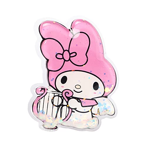 Image of Cute Anime Mobile Holder Grip Stand for Phones Selfie Holder for Smartphones, Designed for Kids and Teens. [ Gel Inside ]-(Model - Kitty on Harp)