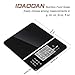 Digital Food Scale, [5000g, 1g] IDAODAN Versatile Kitchen Scales, Accurate Weight Scale for Coffee, Gram, Postal, Elegant Black