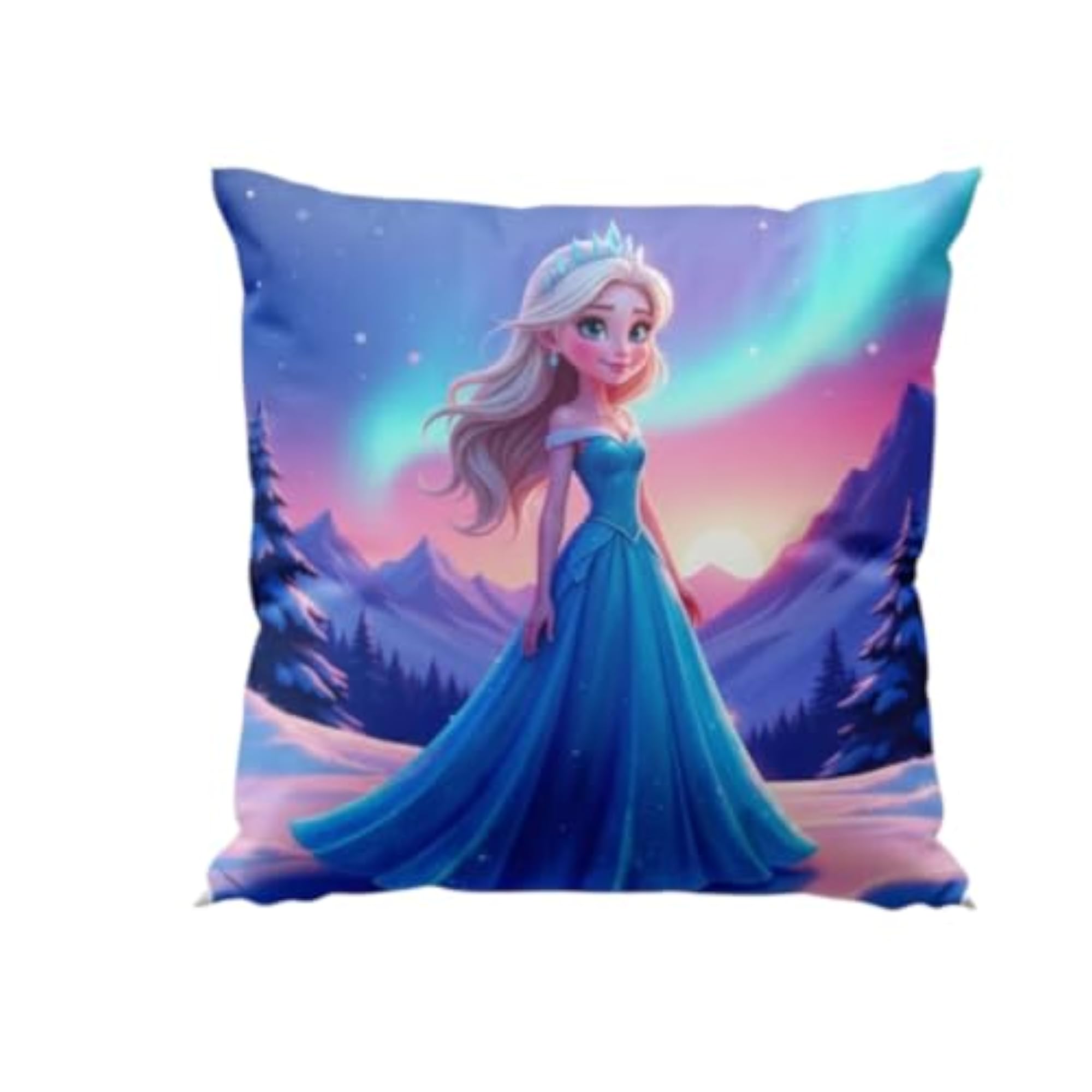 Princess Cushion Cover, Soft & Machine Washable