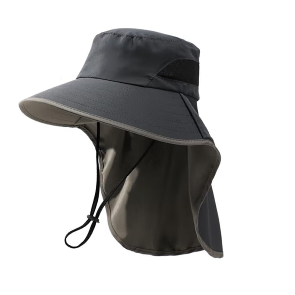 Cappello da Pescatore Cappello da Esterno Uomo Sole Traspirante Escursionismo e Pesca per Uomo Estivo all'aperto