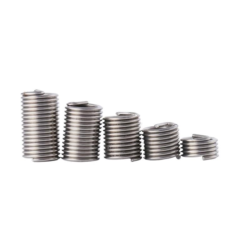 Inserto de reparación roscas, 50 piezas M12, casquillo tornillo, insertos alambre x 1,5 2, D, inserto rosca, manguito acero inoxidable A2