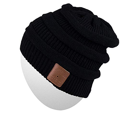 Rotibox - Gorro con Bluetooth inalámbrico para deportes al aire libre, regalos de Navidad