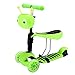 Scooter 3 in 1 con Supporto del Sedile in Nylon Super Resistente Adatto A Bambini E Bambine di età Superiore A 1 Anno Come Regalo per I Bambini