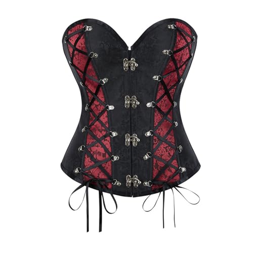 Corset de lingerie à baleines en polyester robuste à lacet réglable