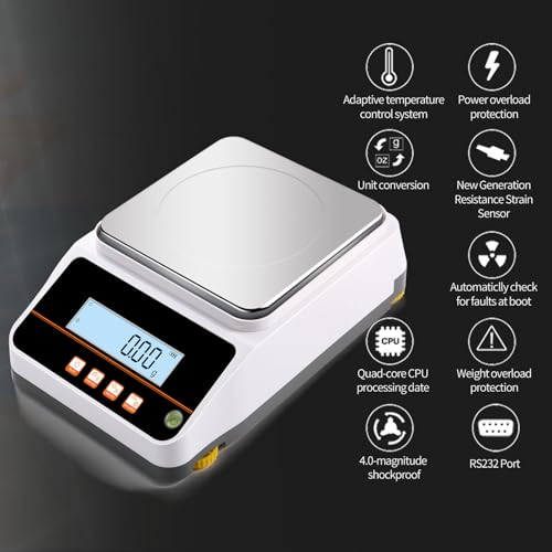 Image of Lab Balance Scale 3000gx0.01g High Precision Electronic Digital Analytical Balance Gram Scale