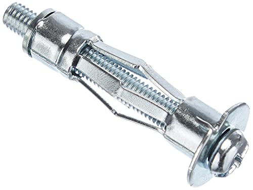 Fischer HM 5x37 S - Tacos Metálicos Huecos con Tornillo para Fijar Cuadros, 20 Piezas