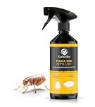 EcoValley Flea and Tick Repellent Spray for Humans - 500ml - Long-Lasting, Natural Protection for Clothing & Gear