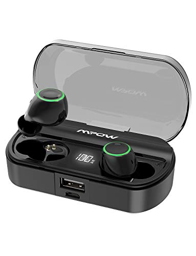 Bluetooth Sports Earbuds, Mpow Wireless Earbuds Featured Hi-Fi Stereo Sound, 100Hrs w/Portable Charging