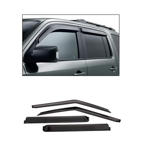 Door Visor/Window Rain Visor (Black Color) Compatible with Tata Yodha/Xenon-image-13