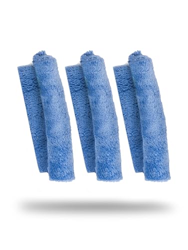Riptide Armory Microfiber Plush Glass & Accessory Towel - Also Works with Chrome, Mirrors, Metals, & More - Veteran Founded by Former US Navy Seal (3 Pack)