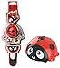 Montre Jouet pour Enfant, Montre Gyroscope, Jouet Magique Coccinelle, Bracelet pédagogique, Gyroscope et Voiture de Traction (J)