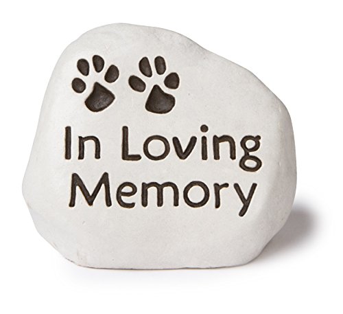 (3) Rocks - Miss You - In Loving Memory With Paw Prints And Love - Engraved And Cast In Stone #TOP5