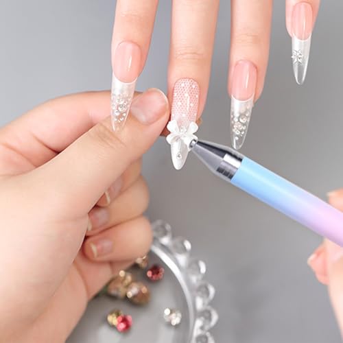 Bolígrafo de cera automático recargable Jorzer para pintura de diamantes y uñas 6