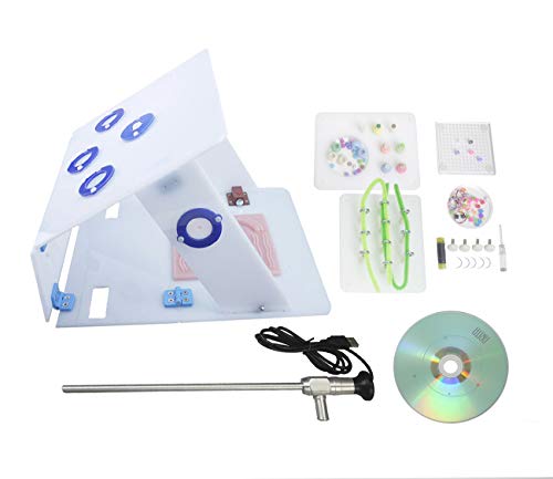 Laplay Laparoscopic Trainer, Simulator Box with Endoscope Camera and Practice modules for Doctor Medical Students Nurse Vet