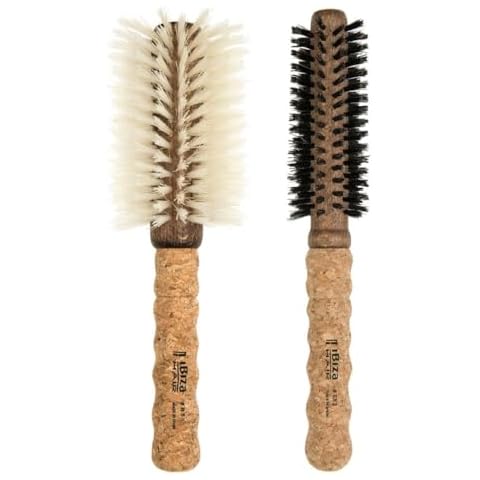 Ibiza Hair Round Brush Set: B5 for Volume & Curls, EX2 for Bangs & Texture Cover