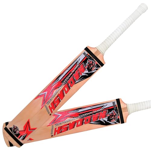 English Willow Cricket Hard Ball Bat Best for Beginners/Premium English Willow Cricket Bat - Full Size for Adults, Short Handle