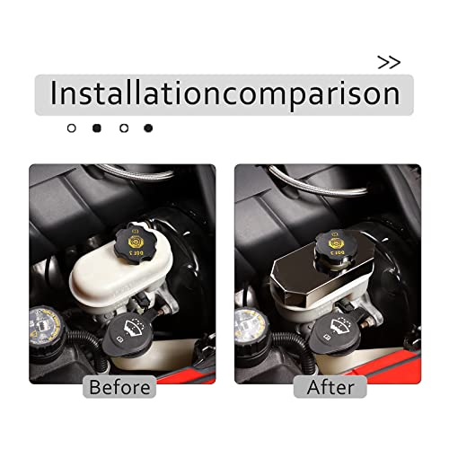 Image of Engine Bay Panel Cover for C6 Corvette 2005-2013, Stainless Steel Rear Engine Cover Guards Protector Splash Shield, Fuse Box Cover (Type J Brake Oil Shield)
