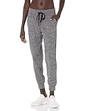 Amazon Essentials Jogger Elástico Técnico de Tejido Cepillado (Disponible en Tallas Grandes) Mujer, Gris Oscuro Teñido Multicolor, M