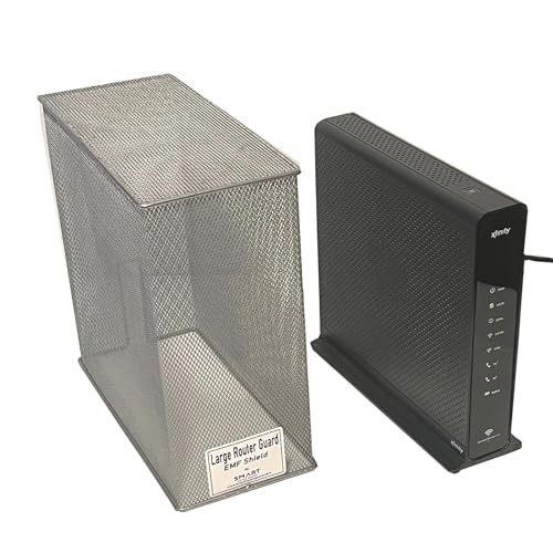 Image of Large WiFi Router Guard Cover (Made in The US!) Faraday cage Shields EMF Your Router emits so You can Still use The Router While reducing EMF Exposure