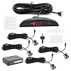 12V DC Car Parking Radar Monitor,Auto Vehicle Reverse Backup Radar System with 4 Parking Sensors Distance Detection with…