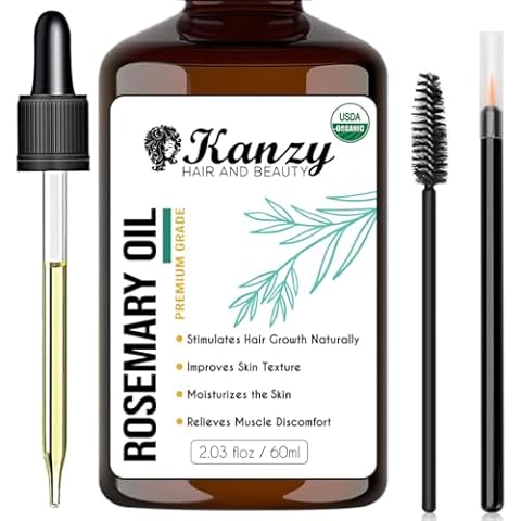 Kanzy Organic Rosemary Oil for Hair Growth Cover