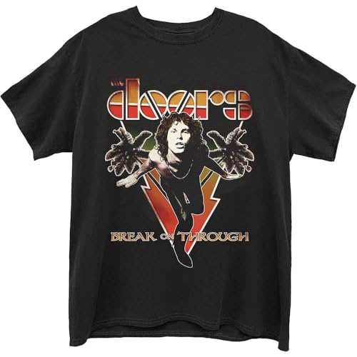 The Doors Break On Through Official Tee T-Shirt Mens Unisex (Medium) Black