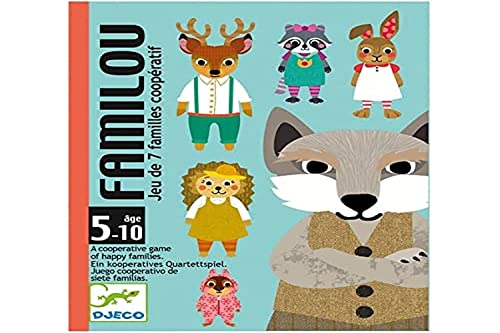 DJECO Juego de cartas Familou, Multicolor Cover