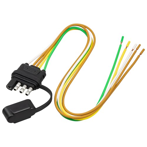 Oyviny 4 Pin 5 Wire Trailer Wiring Harness 18 Inches,...