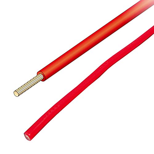 JAPPY 600V電気機器用ビニル絶縁電線 KIV 0.75SQ-JP 赤