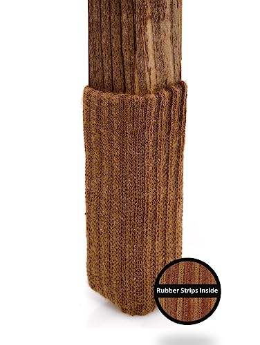 NancyProtectz Furniture Sock Floor Protectors, The Original Furniture Sock (Caramel Brown, Medium)