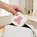 LIOUCBD Travel Jewelry Organizer Case for Women Girls, Personalized Small Jewelry Box with Mirror, Fashion Mini Jewelry Storage Holder for Daily Use Travel Teen Birthday Gifts (Pink A)