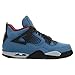 Nike Mens Air Jordan 4 Retro Cactus Jack University Blue/Black Suede Size 10.5