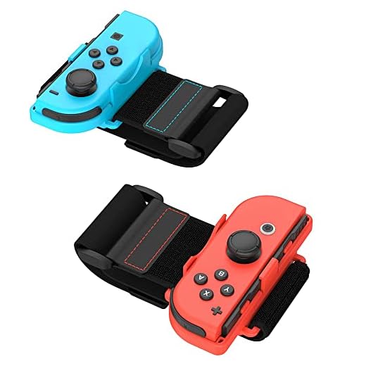 TALK WORKS Wrist Band Straps Compatible with Nintendo Switch - Wrist Straps for Just Dance 2023, 2022, 2021, 2020, 2019, 2018, 2015 - Joy-Con Accessories, Adjustable Right/Left Controller