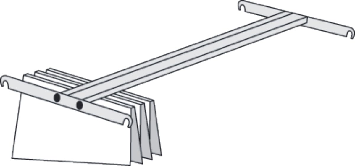 Kerkmann ferrocarril de péndulo para la Plataforma de Oficina Progreso 500 bxt 96x40cm para leitz/Elba