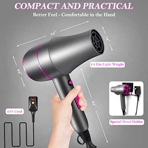 Airopen Hair Dryer Brush Blow Dryer, Hot Tools Blow Dryers Blowout Brush, Travel Hair Dryers Comb, Professional Ionic Hairdryer With Stand, Hairdryers For Women, Blowdryers For Black Natural Hair #TOP5