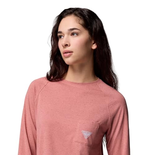 Columbia Womens PFG Uncharted Neps Long Sleeve, Rosewood, X-Large by Columbia - Used condition - Image 4