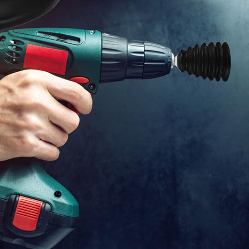 Protector de polvo para taladro eléctrico que elimina suciedad en obras 5