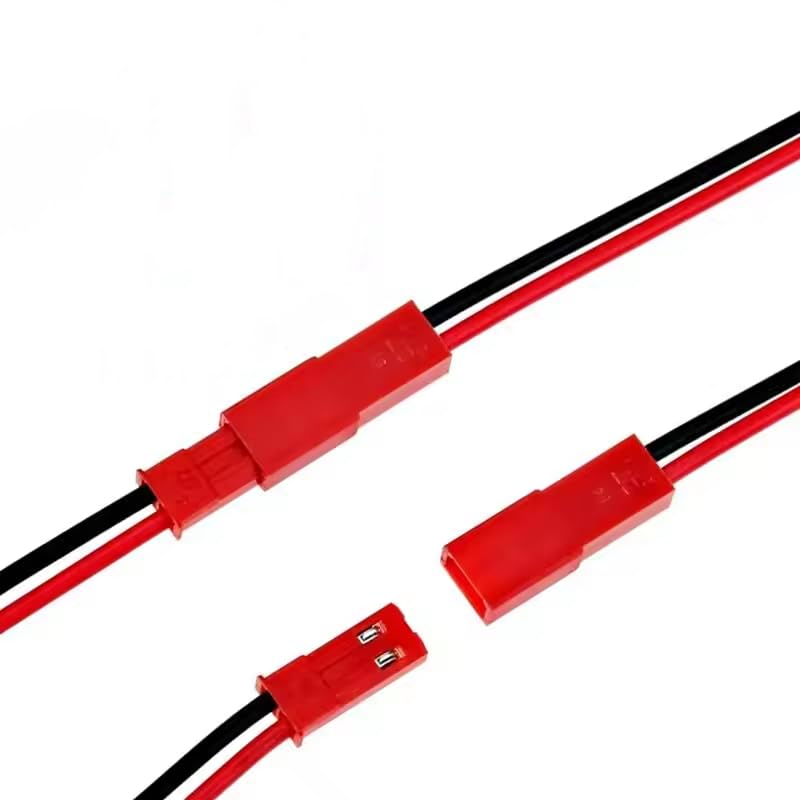 40pcs Male&Female Connector JST Plug Cable DIY 2 Pin Connectors Terminals