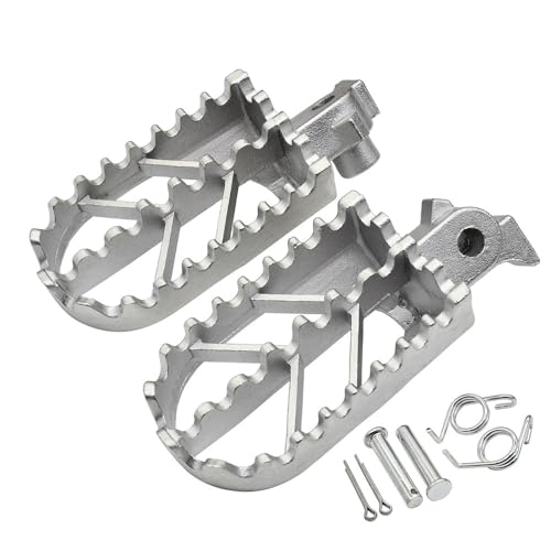 Repose pieds avant acier inoxydable pour pédales motocross XR80R CRF50