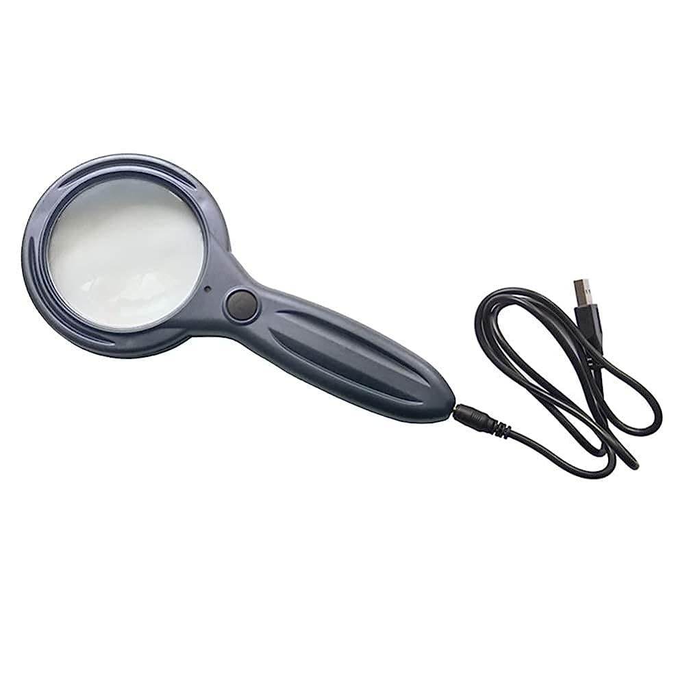Loupe 6X illuminée pour basse vision et dégénérescence oculaire