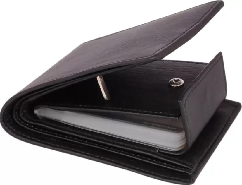 HRF Star Boys Evening/Party Brown Artificial Leather Wallet (9 Card Slots) (Black)-picture-41