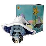 CAHJEL Figura chibi Ranni black Ring, estatua fantasy sentada colección para escritorio estantería rincón gaming, decoración fan regalo y display collector, regalo fantasy gamer
