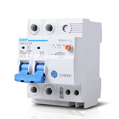 Disjoncteur de fuite NBE7LE protection électrique tableau 20A