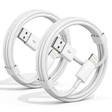 Car Apple CarPlay Cable,2 Pack 3FT iPhone Charger Cord [Apple MFi Certified] USB to Lightning Cable Fast Charging for i Phone 14,14 Pro Max, 13/12/11/X/XS/XR/XS/iPad