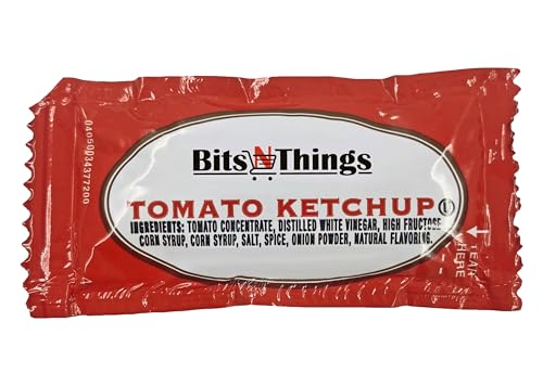 Ketchup Packets 0.25 oz (7g) | Single Serve Tomato Ketchup Condiment Packs in Bulk | (100 Pack) - Thumbnail 3