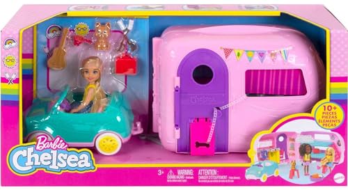 Barbie - Barbie Trailer de Chelsea, Mattel, FXG90, Multicor
