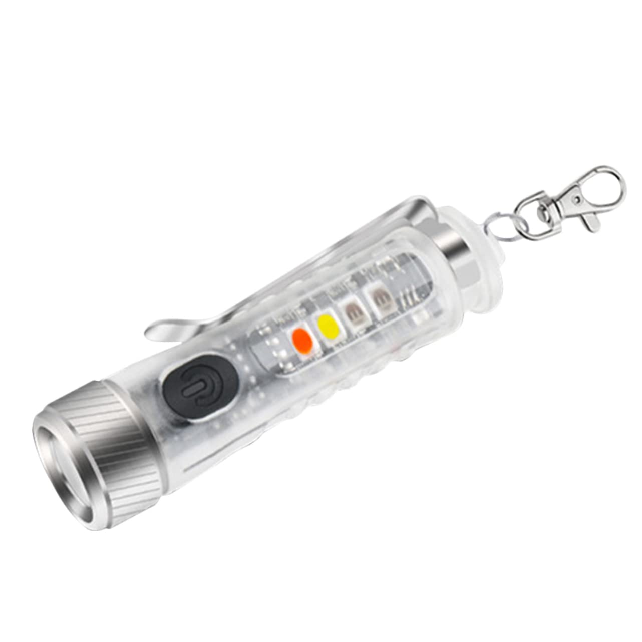 BESPORTBLE 3pezzi Mini Torcia Led Ricaricabile Per Portachiavi Leggera e Compatta Modalità Di Illuminazione Per Campeggio e Emergenze Ottica Di Alta Qualità Con Ampio Raggio Di Luce